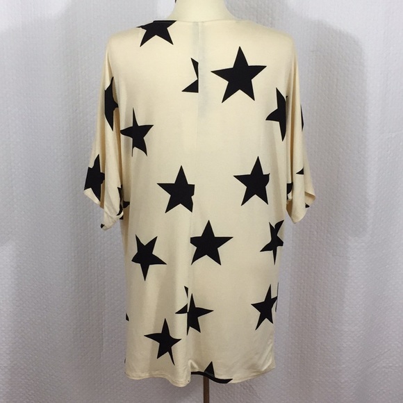4th of July Agnes & Dora Dolman Black Stars tunic! - Picture 5 of 8